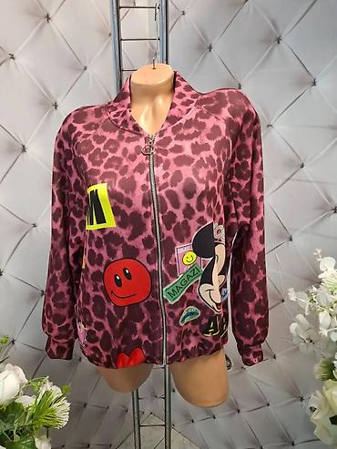 pantalone mango: Fa, Ženska lagana jakna/duks sa rajsferšlusom, leopard print. - — 3