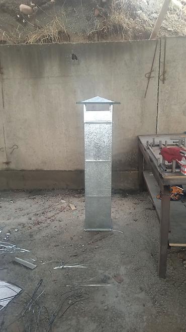 Установка вытяжек и вентиляции: Оцинкованные воздуховодные зонты/колпаки для приточно‑вытяжной — 23