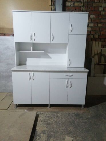 Мебель на заказ: Кухонный гарнитур, Буфет, цвет - Белый, Новый
