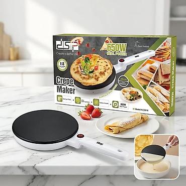 Blinçik Aparatı / Krep Tavası (650W) Mətbəxinizdə dəqiqələr ərzində