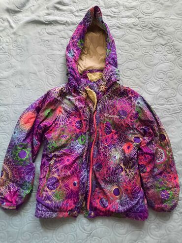 куртка ветровка: Горнолыжная куртка для девочки/мальчика фирма Columbia 7-8 лет