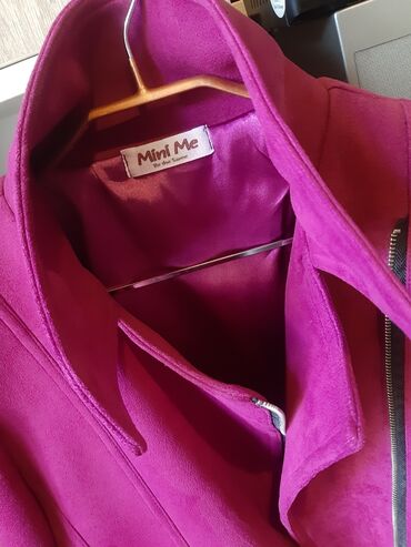ярко розового цвета: Кожаная куртка, 2XL (EU 44)