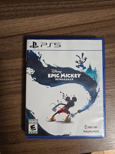 forza horizon 5 disk ps5: Ps5 oyunu Epic Mickey Rebrushed Cızığı yoxdur. Türkçə alt yazı var