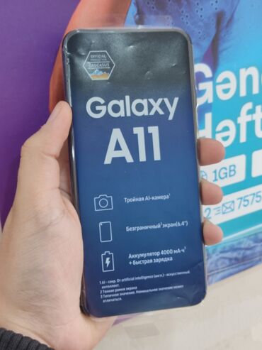 samsung s22 qiymeti kontakt home: Samsung Galaxy A11, 32 GB, rəng - Qara, İki sim kartlı, Sensor, Barmaq izi