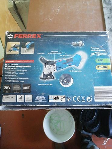Elektrik əl alətləri: FERREX FAM 20-I akkumulaytorlu çoxfunksiyalı alət – 20 V Li‑ion — 4