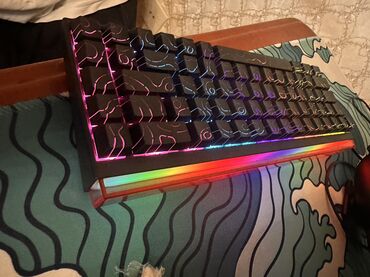 Klaviaturalar: NACODEX-Ajazz mexaniki klaviatura – kompakt ölçülü, RGB işıqlandırmalı — 5