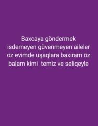 наращивание ресниц на дом: Öz evimde uşaq baxımı – 1-5 yaş Baxçaya göndərmək istəməyən, daha lalafo.az -da наращивание ресниц на дом: Öz evimde uşaq baxımı – 1-5 yaş Baxçaya göndərmək istəməyən, daha