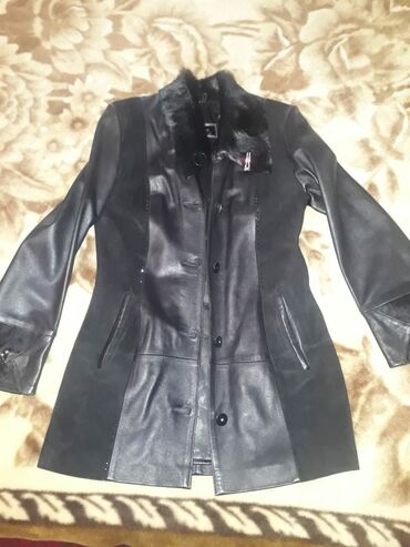женское пальто: Пальто L (EU 40), цвет - Черный