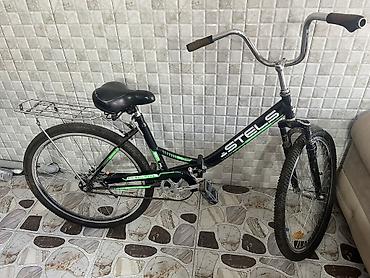 velosiped şəkli: İşlənmiş Şəhər velosipedi Stels, 26", sürətlərin sayı: 1, Ünvandan götürmə, Ödənişli çatdırılma — 1