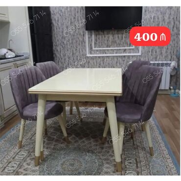 Dolablar: Mətbəx üçün, Yeni, 4 stul