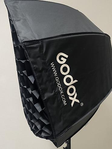 softboks: Godox oktaboks softboks + petek (grid) - Marka/model: Godox oktagonal — 3