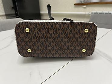 Рюкзаки: Рюкзак Michael Kors, модель в фирменном монограмном канвасе MK — 3