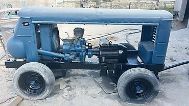stomatoloji kompressor: Səyyar hava kompressoru qurğusu. Şəkillərdə qoşqu tipli, təkərli — 4