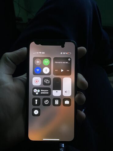 тели: IPhone X, Б/у, 64 ГБ, Черный, 100 %