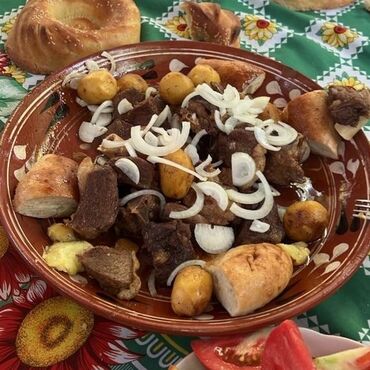 Готовые блюда, кулинария: Плов/каурма с мясом и картофелем по‑восточному - Порция ароматного