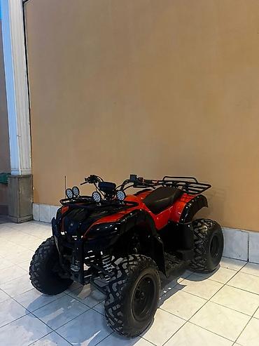 Kvadrosikllar: ATV kvadrosikl – qırmızı/qara rəng - Güclü ofroud təkərləri və — 7