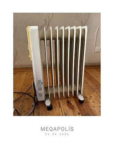 Yağlı radiator (elektrik) - 7 bölməli, səssiz işləyən yağ tipli