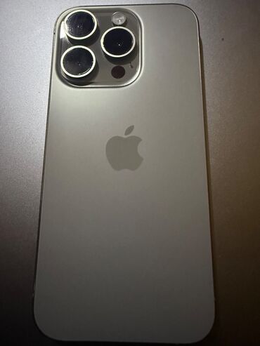 ekranı: IPhone 15 Pro, 128 ГБ, Natural Titanium, Отпечаток пальца, Face ID