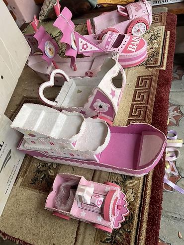 sade dırnaq bezekleri: Mövzu: “Baby Girl” mövzulu dekor dəsti Təsvir: - Qız uşağı üçün — 5