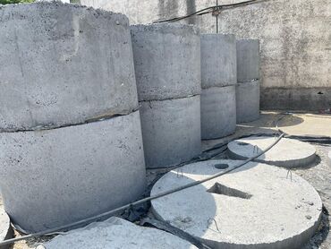 Железобетонные (ЖБИ) кольца для септика: Железобетонное (ЖБИ) кольцо для септика Размер: 75 x 90 x 8 см, Бесплатная установка, В розницу — 5