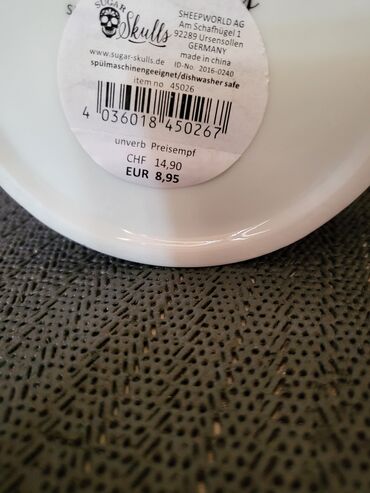Čaše: Solja nova porcelanska Nemacka. Univerzalna solja od kostanog — 2