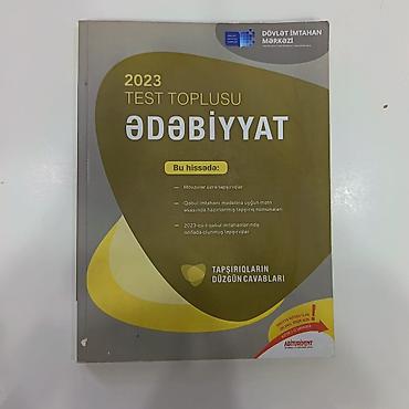 Testlər: Məhsul: 2023 “Ədəbiyyat” Test Toplusu – Dövlət İmtahan Mərkəzi — 1