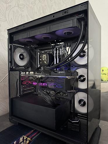 pc case: Компьютер, ядер - 8, ОЗУ 32 ГБ, Игровой, Б/у, AMD Ryzen 7, NVIDIA GeForce RTX 4070 Ti Super, NVMe — 3
