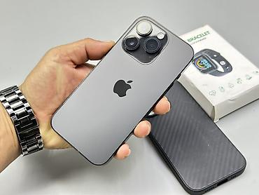 second hand mobile: IPhone 14 Pro, Б/у, 256 ГБ, Черный, Защитное стекло, Чехол, 100 % — 2
