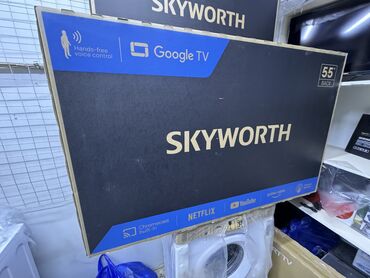 Телевизоры: Телик телевизор skyworth 55Q66G матовый экран диагональ 140 см 55" 4k — 4