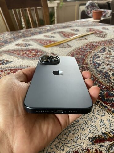 acer swift: IPhone 15 Pro Max, Колдонулган, 256 ГБ, Blue Titanium, Коргоочу айнек, Каптама, Куту, 89 %
