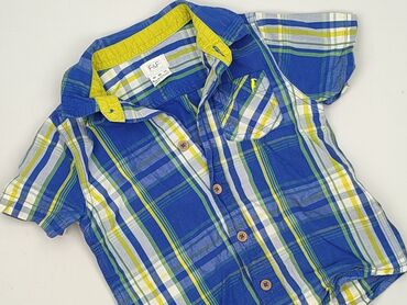 twin peaks koszulka: Shirt 1.5-2 years, condition - Perfect, pattern - Cell, color - Blue
