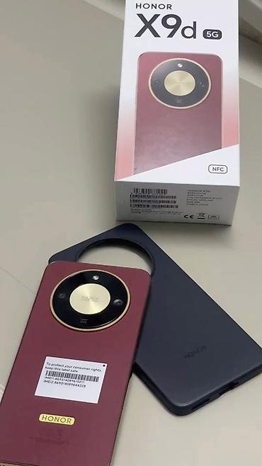 HONOR X9d 5G — смартфон с поддержкой 5G и NFC. Корпус с премиальной
