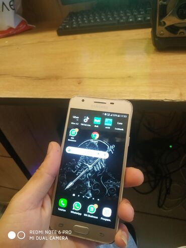 samsunq j5: Samsung Galaxy J5, 16 GB, rəng - Qızılı, Barmaq izi, İki sim kartlı