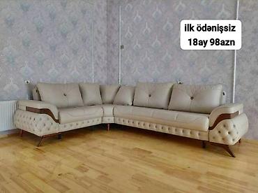 Divanlar: Künc divan kolleksiyası - Müasir dizaynlı L-şəkilli künc divanlar - — 19