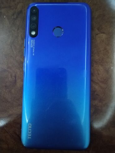 Tecno: Tecno Spark 5 Air, 64 ГБ, цвет - Синий, Сенсорный, Отпечаток пальца, Две SIM карты