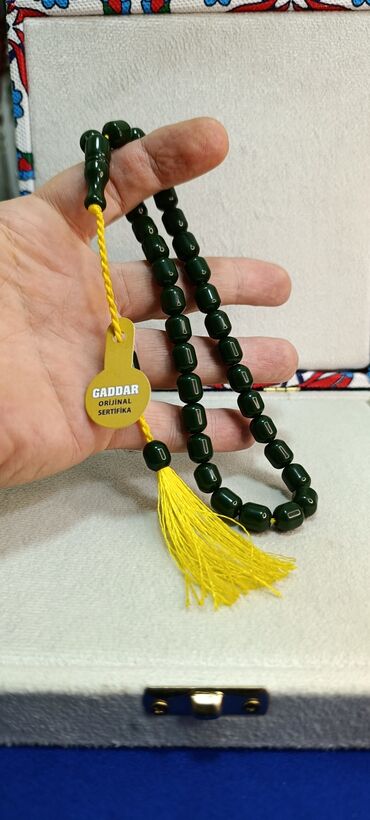 Gaddar markalı təsbeh – orijinal sertifikatlı. - Material: “Yeni