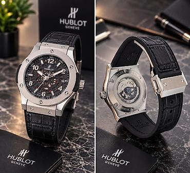 Qol saatları: Yeni, Qol saatı, Hublot, rəng - Qara — 4