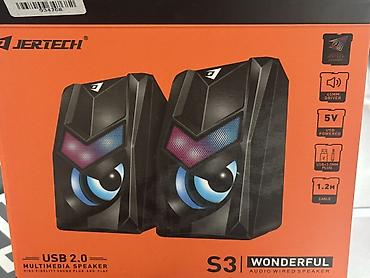 JERTECH S3 Wonderful USB 2.0 multimedia akustik sistem - İki ədəd lalafo.az -da JERTECH S3 Wonderful USB 2.0 multimedia akustik sistem - İki ədəd
