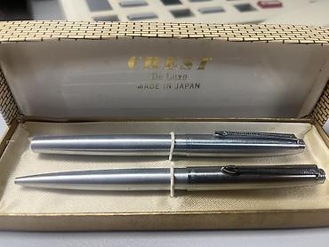 masaustu dest: Crest De Luxe (Made in Japan) yazı dəsti - Brend/model: Crest De Luxe — 1