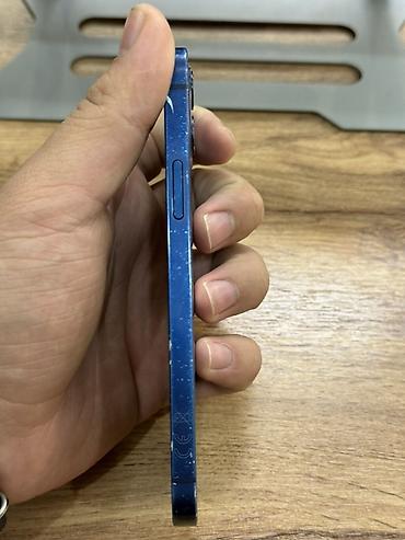 iphone battery: IPhone 12, Б/у, 128 ГБ, Синий, 72 % — 7