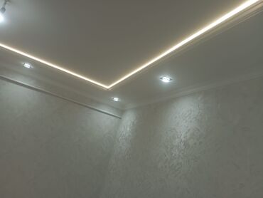 Натяжной потолок: Эвро ремонт баардык турун гипса картон кафель шпаклёвка ламинат обой — 11