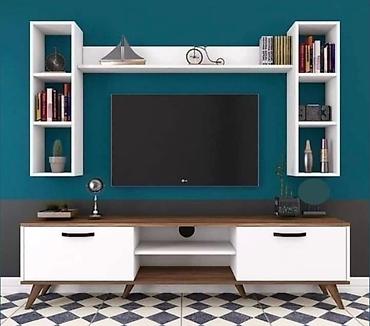 laminatın vurulması: Yeni, Düz TV altlığı, Polkalı, Laminat, Azərbaycan — 4