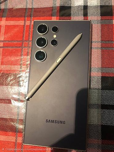 iphone 14 plus: Samsung Galaxy S24 Ultra, Б/у, 256 ГБ, цвет - Фиолетовый, 1 SIM, eSIM — 1