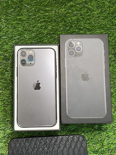 apple 4s 32: IPhone 11 Pro, Б/у, 64 ГБ, Серебристый, Чехол, 70 %