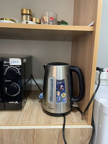 сабельная пила купить в бишкеке: Электрический чайник от Midea. Серебристый корпус из нержавеющей стали