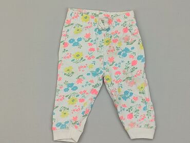 białe legginsy: Spodnie dresowe, Pepco, 6-9 m, stan - Dobry