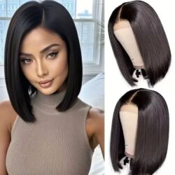 Perike i klipse: Perike od sintetičkih vlakana – crna boja - Stilovi: duga ravna sa — 13