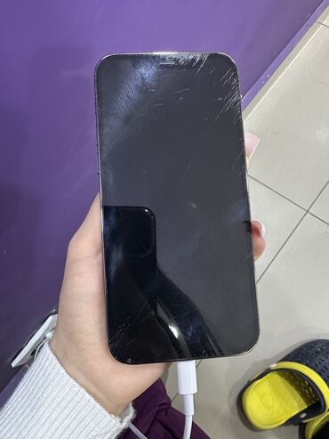 купить айфон х: IPhone 12 Pro, Колдонулган, 128 ГБ, Natural Titanium, 74 %