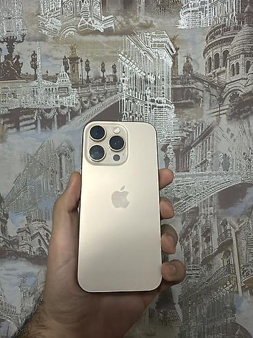 iphone x mini: IPhone 16 Pro, Qızılı, Face ID — 1