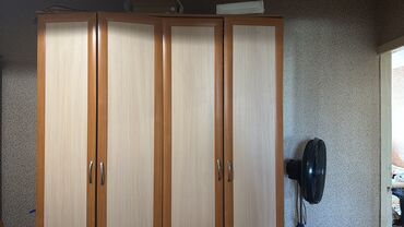 кровать 1 спальный: Шкаф для одежды, Прямой, ЛДСП